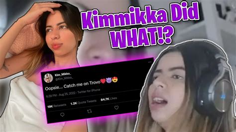 Kimmikka onlyfans - Jan 5, 2024 · Who is Kimmikka from Twitch Kimmi K's OnlyFans page is definitely not for the easily offended. If you're looking for a creator who is raw and authentic, Kimmi K might be the perfect fit for you. Just keep in mind that her content can be explicit and may not be suitable for everyone's tastes. One thing that sets Kimmi K apart from other creators ...